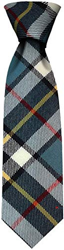 I LUV LTD Gents Neck Tie Thompson Blue Modern Tartan Lightweight Scottish Clan Tie