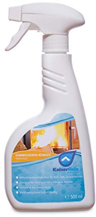 KaiserRein Ofen- und Kamin-Scheiben-Reiniger Spray 0,5 L Kamin,- und Ofen,- Glasreiniger Kaminscheiben