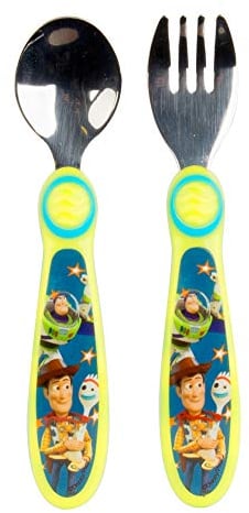 The First Years Disney/Pixar Toy Story Fork & Spoon, Green