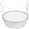 Blesiya Batterie De Cuisine Ronde en Acier Inoxydable avec Passoire à Légumes, Panier à Frites - 23cm