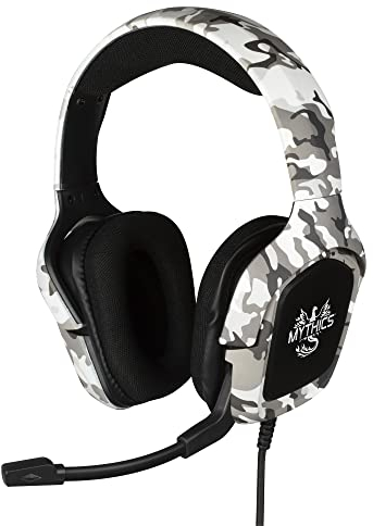 Konix Mythics Cuffie gaming Ares Camo per PS4, PS5, Switch e Xbox - Microfono a 45° - Cavo da 1,5 m - Connettore Jack da 3,5 mm - Design mimetico