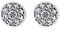 Shusukue Lotus Ohrringe Silber 925er Boho Ohrstecker Vintage Klein Unisex Ohrring Stecker