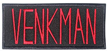 Venkman Logo Patch Iron On Sew On Embroidered Patch Badge Applique for Clothes Shirts Jeans etc