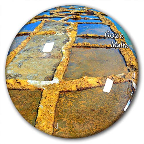Malta Gozo Kühlschrankmagnet, Kühlschrank-Aufkleber, dekorativer Magnet, Reise-Souvenir, Kristallglas