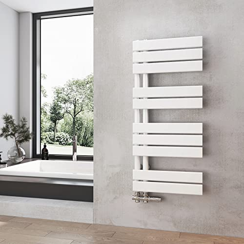 Heilmetz Badheizkörper Weiß Handtuchtrockner Heizung 400 x 899 mm Bad Heizkörper Handtuchheizkörper Handtuchwärmer