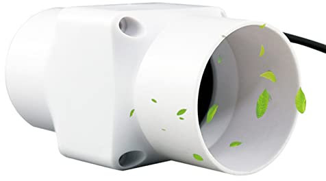 2 Inch Small Duct Exhaust Fan 50Mm Portable Ventilation Blower Inline Extractor Fan Plastic Workshop Dust Fume Air Fan for Grow Tent Pet Basement (Color : 6w-32mm, Size : Normal Power)