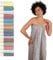 Flora Furora Saunahandtuch Saunatuch Damen + Herren, Hamamtuch groß 100x200 XXL: lang, platzsparend, leicht | Sauna Handtuch, Wellness Spa Tuch (Braun, 100 x 200 cm)