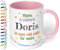 Kita Abschiedsgeschenk für Erzieherin: Tasse personalisiert mit Namen „Meine Erzieherin WUNSCHNAME ist soo viel mehr“ - Dankeschön Geschenk - Kaffeetasse für Krippe, Kindergarten (Rosa)