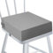 HAWAKA Sitzerhöhung Stuhl Tragbares Boostersitze mit 2 Sicherheits Schnalle Waschbar Sitzerhöhung für Esstisch Baby Booster Sitz Pads Kindersitzkissen (Gray)