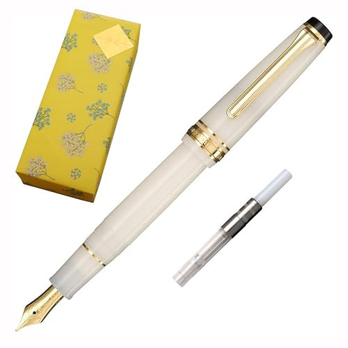 Generisch Sailor: Pro Gear Slim Shikiori Fountain Pen (EF) with Converter and Pencil Box, (Japan Import) (Harvest Moon (11-1224-103, EF) Gift)