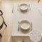Home Brilliant White Tablecloth Waterproof for Party Indoor Outdoor Party, 6ft Table Cloth for 4 to 6 Seater, Linen Table Cloths Rectangle for Restaurant, White, 140CM x 183CM