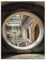 ARTLAND Wanddeko Leinwand Bilder Wandbild 90x120 cm Architektur Ruinen Treppe Bullauge Fenster Ornamente Licht Lost Places U4YD