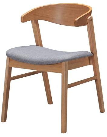 Selsey Panize Stuhl, Engineered Wood, Eiche Natur, 50,5 cm Länge