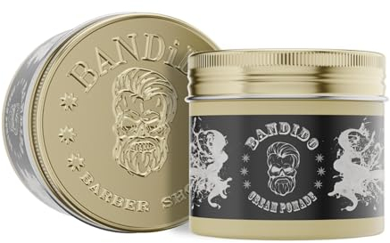 Bandido Cream Wax 125 ml – Haarwachs Herren mit Mittlerem Halt, Natürliche Brillanz, Cera Modellante für Männer, Mattes Haarwachs für Alle Haartypen, Flexibles Styling