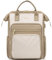 LOVEVOOK Rucksack Damen Groß, 17,3 Zoll Laptop Schulrucksack Mädchen Wasserdicht, Elegant Reiserucksack Tagesrucksäcke Arbeitstasche, Schultasche Lehrertasche Backpack Women für Reise Uni Büro, Beige
