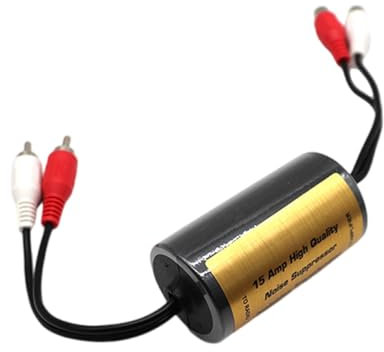 Radio-Geräuschfilter-Löser, Erdschleifen-Unterdrücker, Lichtmaschine, Stereo-Rauschunterdrückung, für Auto und Zuhause