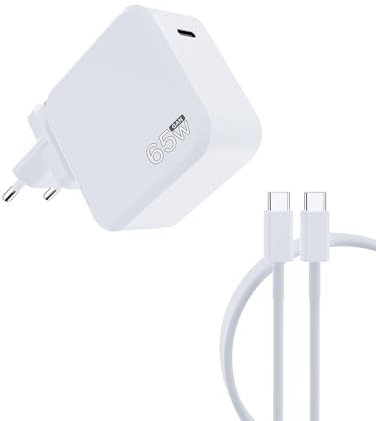 65W Laptop Ladekabel USB C Netzteil Ladegerät für Samsung, MacBook Pro/Air, HP, Dell, Lenovo, Acer, Asus, Google und beliebige Laptops oder Smart Phones.
