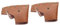 HOMSFOU 2St Axtsatz Halfter Mantel Beilschutz Schutzhülle für Scheide Gürtel Werkzeug Beilscheide Schutztasche zum Wandern Wache Beil Sicherheitsabdeckung Axtkopfholster Leder Brown
