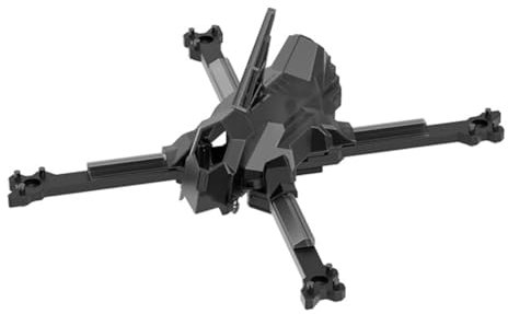 Lckiioy 5-FPV-Sport-Race-Drohnenrahmen-Kit, X-Type-Rahmen-Kit, 5,5-Mm-Arm für RC-FPV-Quadcopter-Drohne