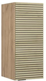 Vicco Hängeschrank Fame-Line, hängender Küchenschrank, Eiche Paneel, 30 cm