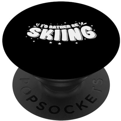 Ich würde lieber Skifahren PopSockets Klebender PopGrip