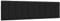 vidaXL Kopfteil-Kissen Hanko Schwarz 180 cm Stoff, Kopfteilkissen, Kopfkissen, Lesekissen, Kopfteilpolster, Rückenkissen, Kissen-Kopfteil, Kopfteil Polster