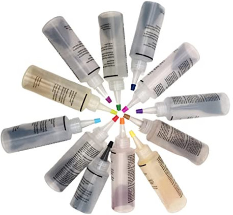 HAPINARY Juego de 12 Pigmentos para Teñido para Niños Coloridos Fríos para Ropa Manualidades Diy Actividades