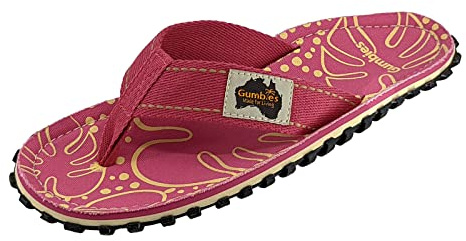 Gumbies Damen Sandale Zehentrenner Original Islander, Farbe:Pink, Artikel:-2248 pink tropics, Schuhgröße:EUR 42