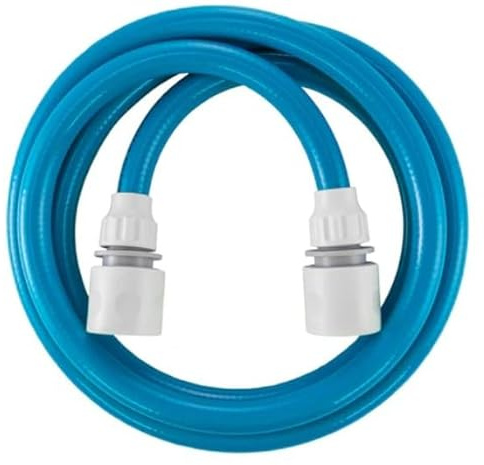 AP Supplies 10mm Blue 4-Layer Drinking Water Hose Set, 2 Connectors (20Meter)