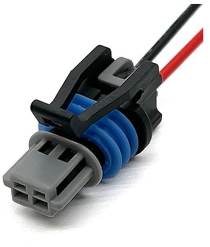 XIOKLM 1 Stück 2Pin LS ECT Auto wasserdichter Sensorstecker Kabelbaumstecker 15449028 15449027(2Pin B,1 Pc)