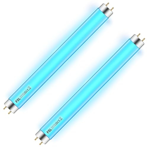 GKT FSL BL T8 F10W Lampadine Uccide Mosche, 34.5 cm, 365nm Lampadine di Ricambio per Zanzare Elettriche, Compatibile con Uccide Mosche da 20W/Uccide Mosche/Insetticida (Confezione da 2)