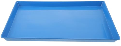 MAGICLULU Dog Crate Tray Replacement Plastic Pet Toilet Pan with Leak-proof Design Sturdy Blue Dog Tray for Crate and Rabbit Cage Prevents Liquid from Flowing