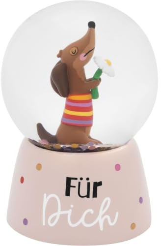 Sheepworld Traumkugel Motiv Dackel | Schneekugel zum Schütteln | 75475 | Geschenke mit Herz von sheepworld, immer eine gute Idee