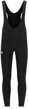 Rogelli Core Colored - Lange Radhose mit Trägern und Sitzpolster - Herren | Elastisches Material - Reflektierende Akzente - Sitzpolster für Fahrten von 2 bis 4 Stunden - Temperatur 5 - 15 °C
