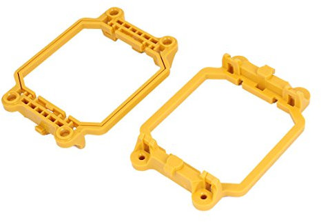 sourcing map 2 Pcs CPU Cooler Retention Mount Holder Bracket Yellw for AMD 940