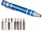 SWATOM 8 in 1 Mini Screwdriver Set Small Screwdrivers Pen Magnetic Repair Tools EDC Compact Precision Gadgets for Computer Eyeglasses Daily Home Improvement Use (Blue)