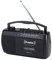 Steepletone SCR209 Portable MW-FM Radio Cassette Tape Player Recorder with Built In Microphone - Black