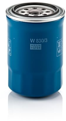 MANN-FILTER W 830/3 Oil Filter - for Cars + Transporters | For Passenger Cars, Highest Filtration Performance, Engine Protection, High Quality Sealing, True OE Engineering