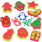 Baker Ross AF808 Weihnachtsstempel, Kunst & Handwerk, Stempel für Kinder, einfach für Kinder zu halten, sortiert, 10 Stück