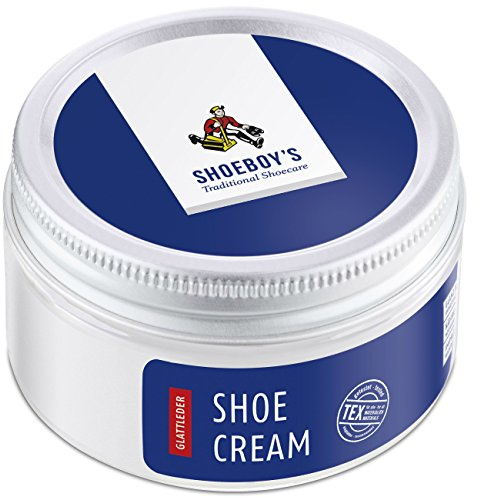 Shoeboy's Shoe Cream - pflegende Schuhcreme im Tiegel für hochwertige Glattleder, grau, 1er Pack (1 x 50 ml)