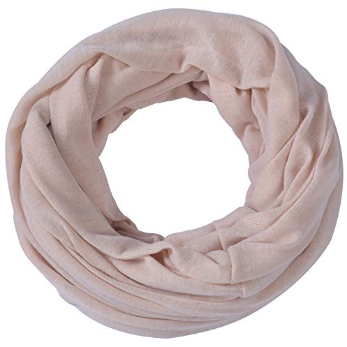 Miobo Schlauchschal Damen/Herren Snood Rundschal Beige