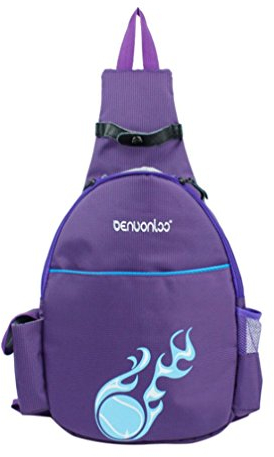 Klau Sac à Dos de Raquette de Tennis, Badminton, Housse de Raquette de Tennis en Nylon, Sac de Sport de Plein air, Violet pour débutants en Tennis