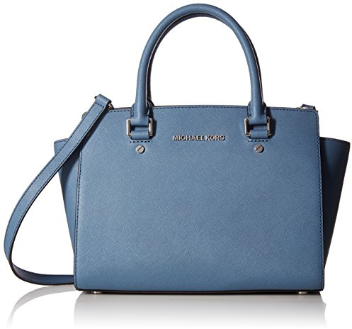 Michael Kors Selma 30T3SLMS2L denim Damen Tasche Handtasche Henkeltasche Abendtasche Schultertasche Umhängetasche
