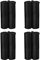 ValueHall 4 Sacchi di Pesi per Gazebo Sacco di Sabbia Supporti per Base di Gazebo e Tende Padiglione Gazebo tendone Rinforzo V7059-1 (Nero)