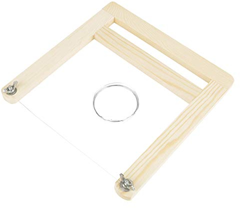 Wood Handle Wire String Soap Loaf Cutter Saw for Soap Candle Wax Handmade Tool