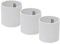KalaMitica - Lot de 3 Cylindres Magnétiques 6,5 cm - Blanc - Boîtes de Rangement, Porte Marqueurs ou Cache-Pots Aimantés pour Tableau Magnétique Mural