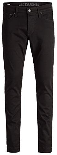 JACK & JONES Jjiglenn Jjicon JJ 50sps Noos Jeans, Black Denim Black Denim, 28W / 30L Homme