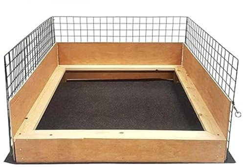 Boîte de mise bas pour chiens, enclos pour chien pour un jeu sécurisé, parc pour chien et enclos pour chien à l'intérieur, boîte de mise bas parfaite pour l'élevage des chiots, parc de jeu pour chiot