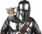 RUBIES - Licence Officielle Star Wars - Accessoire Déguisement d'Épaule Bébé Yoda - Taille Unique - Ajoutez une Touche Magique à Votre Déguisement Mandalorian - Convient aux Enfants et aux Adultes