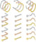 Incaton Nasenpiercing 20G Nasenstecker Nasenring L Spiralpiercing Nasenpiercing Stud Piercing Schmuck 0.8mm